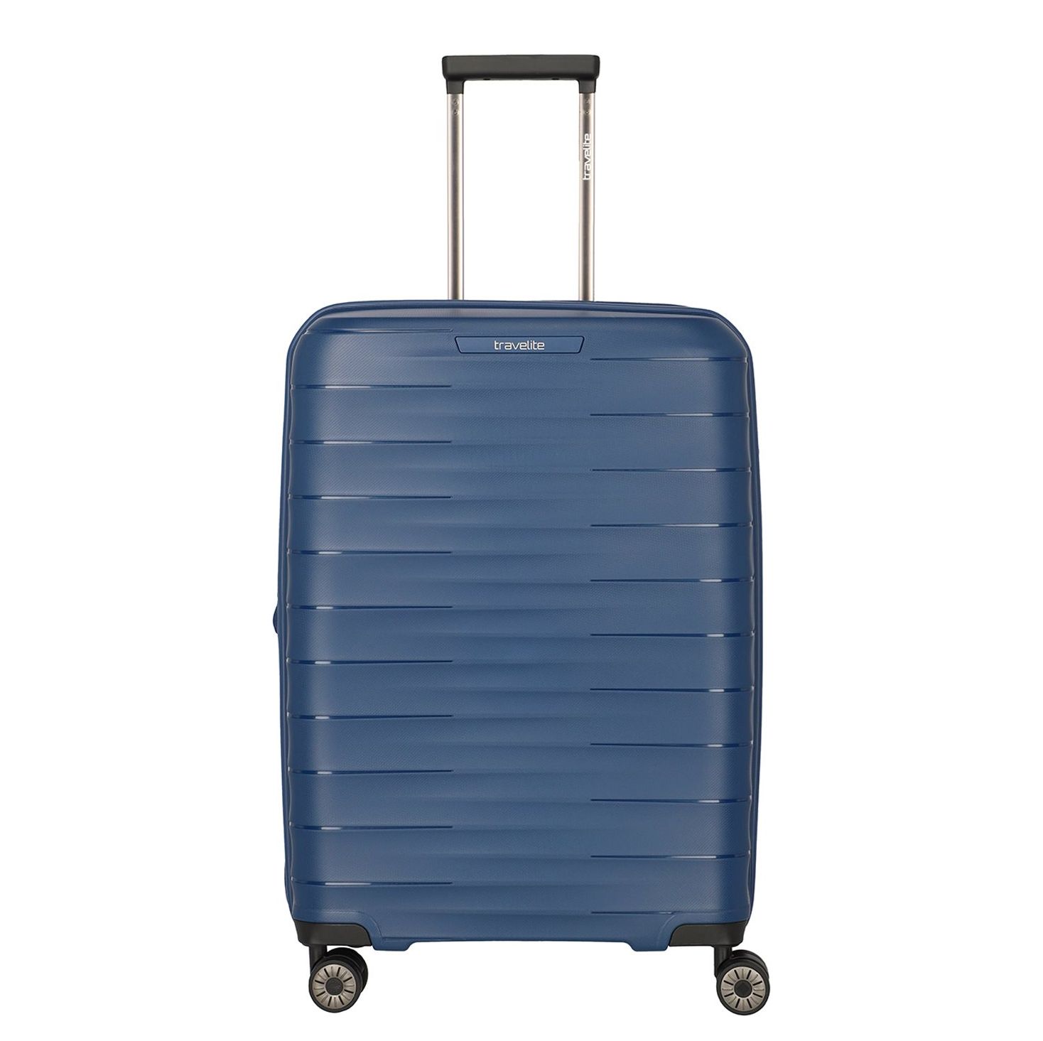Travelite Mooby 4 Wiel Trolley M Expandable Blue