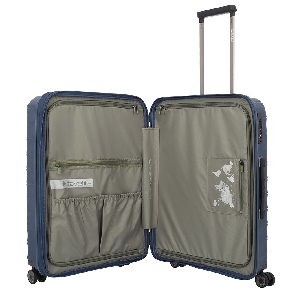 Travelite Mooby 4w Trolley M blue