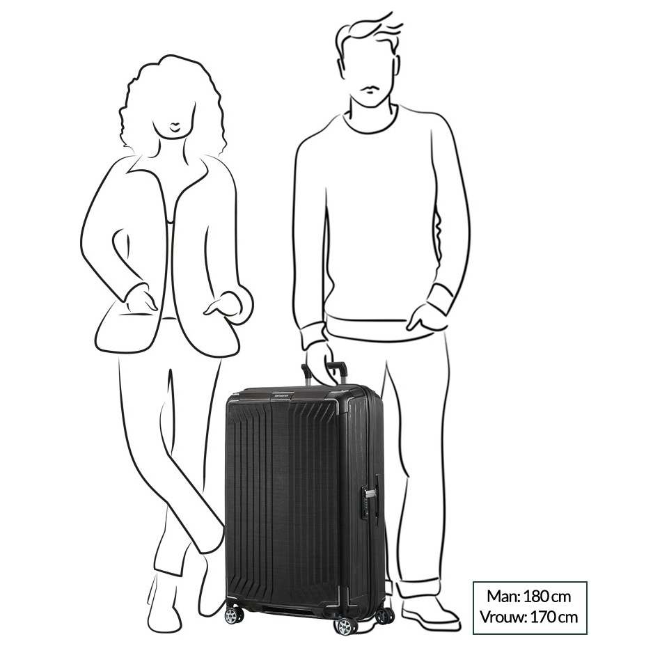 Samsonite Lite-Box Spinner 75 deep blue