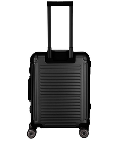 Travelite Next 2.0 Aluminium 4 Wiel Trolley S with Frontpocket black matt