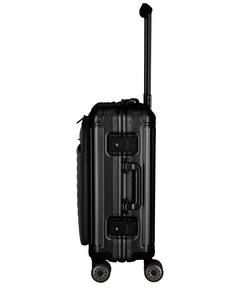 Travelite Next 2.0 Aluminium 4 Wiel Trolley S with Frontpocket black matt