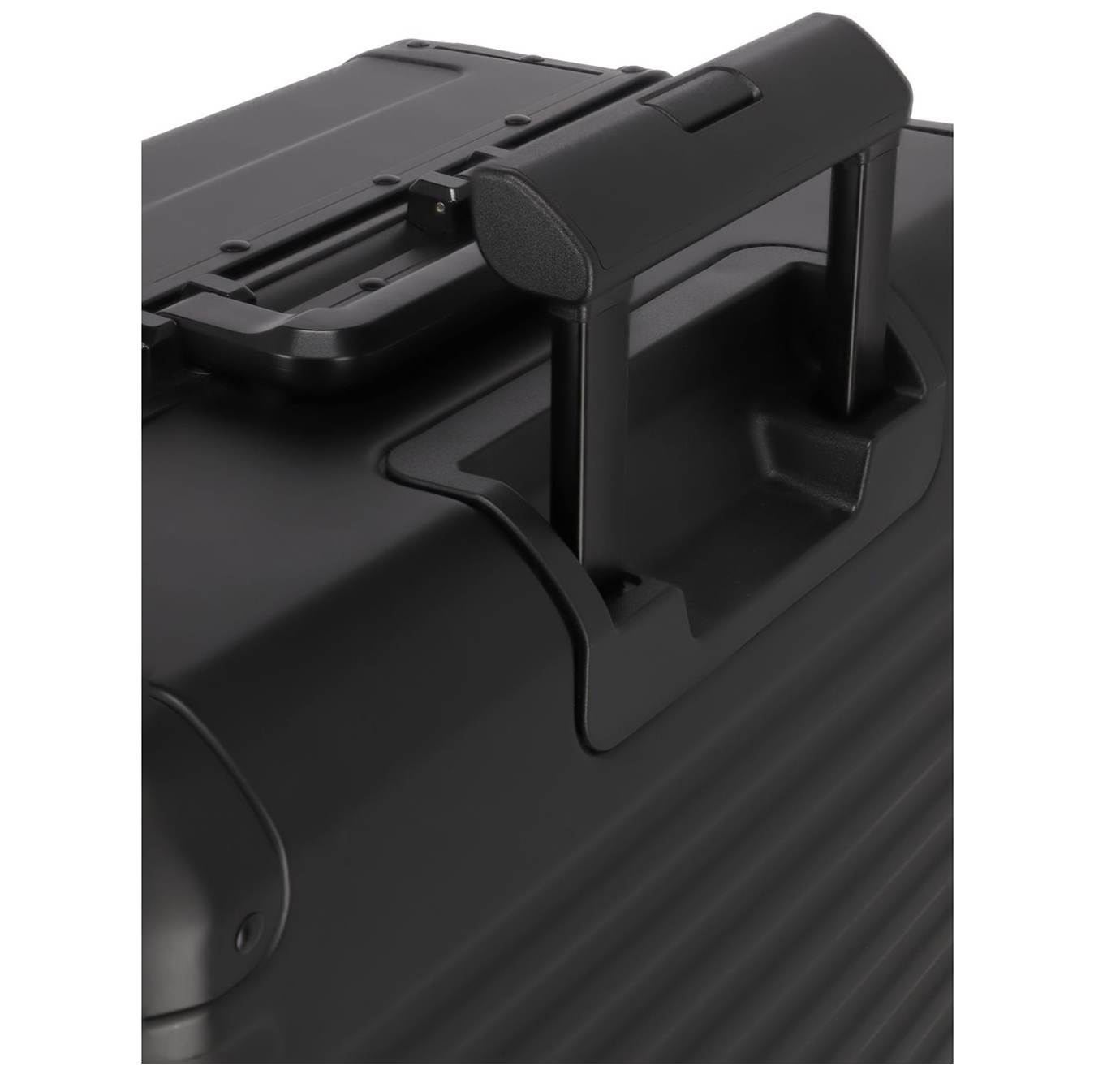 Travelite Next 2.0 Aluminium 4 Wiel Trolley S with Frontpocket black matt