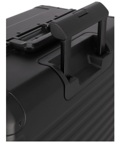 Travelite Next 2.0 Aluminium 4 Wiel Trolley S with Frontpocket black matt