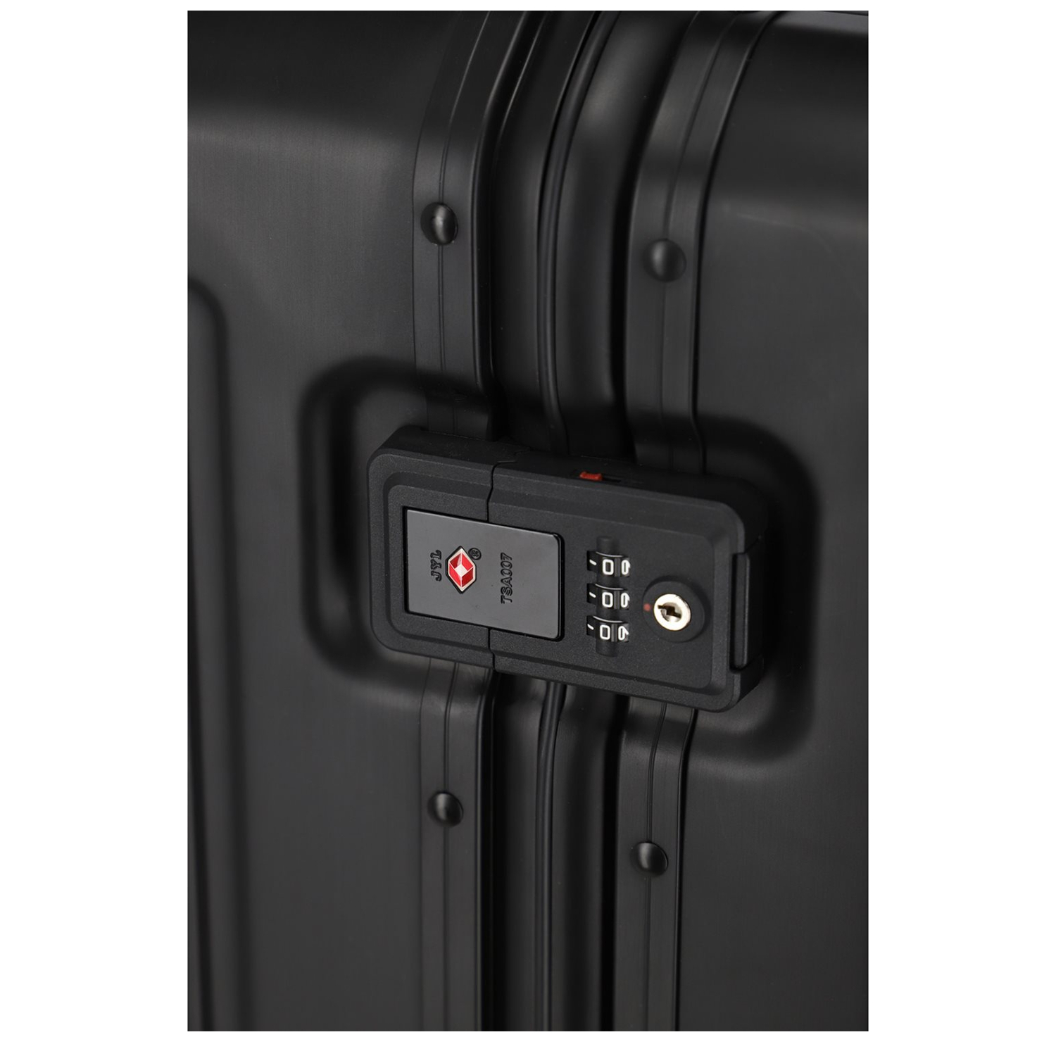 Travelite Next 2.0 Aluminium 4 Wiel Trolley S with Frontpocket black matt