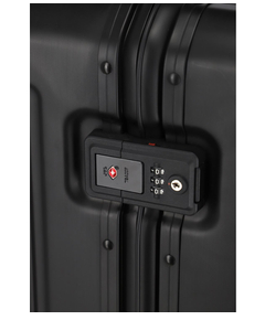 Travelite Next 2.0 Aluminium 4 Wiel Trolley S with Frontpocket black matt