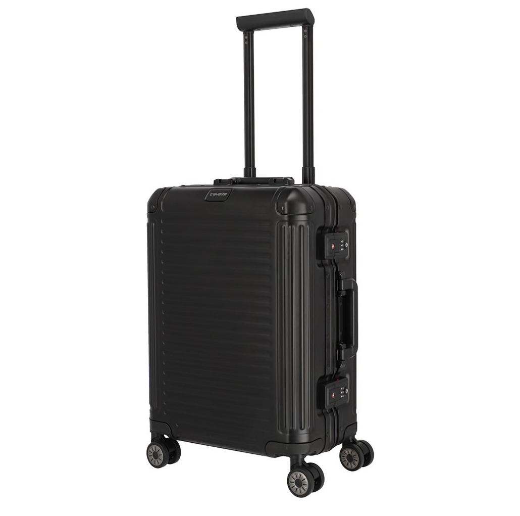 Travelite Next 2.0 Aluminium 4w Trolley S black matt