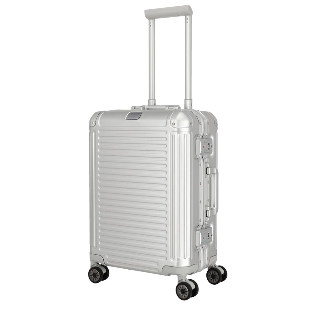 Travelite Next 2.0 Aluminium 4w Trolley S silver