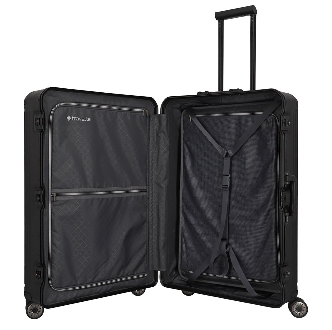 Travelite Next 2.0 Aluminium 4w Trolley L black matt
