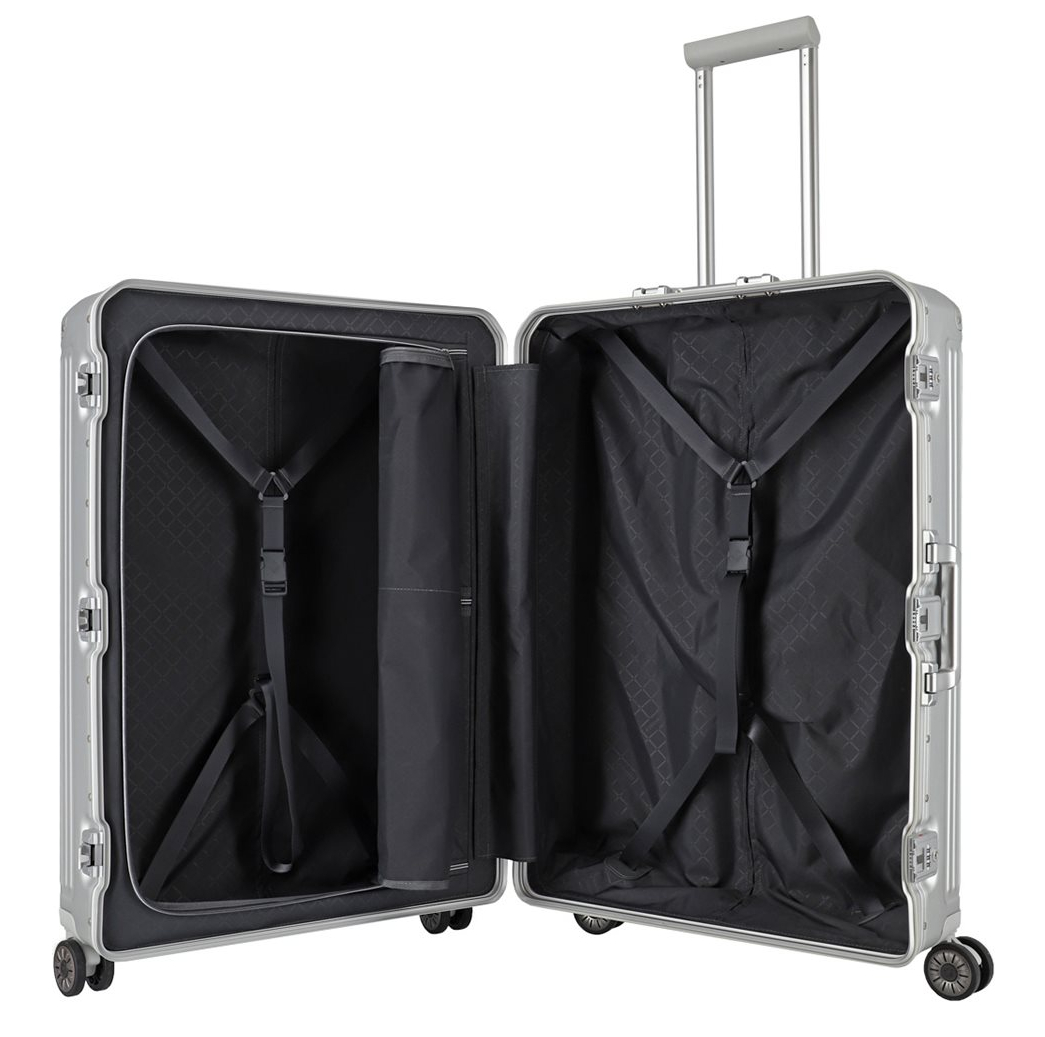Travelite Next 2.0 Aluminium 4w Trolley L silver