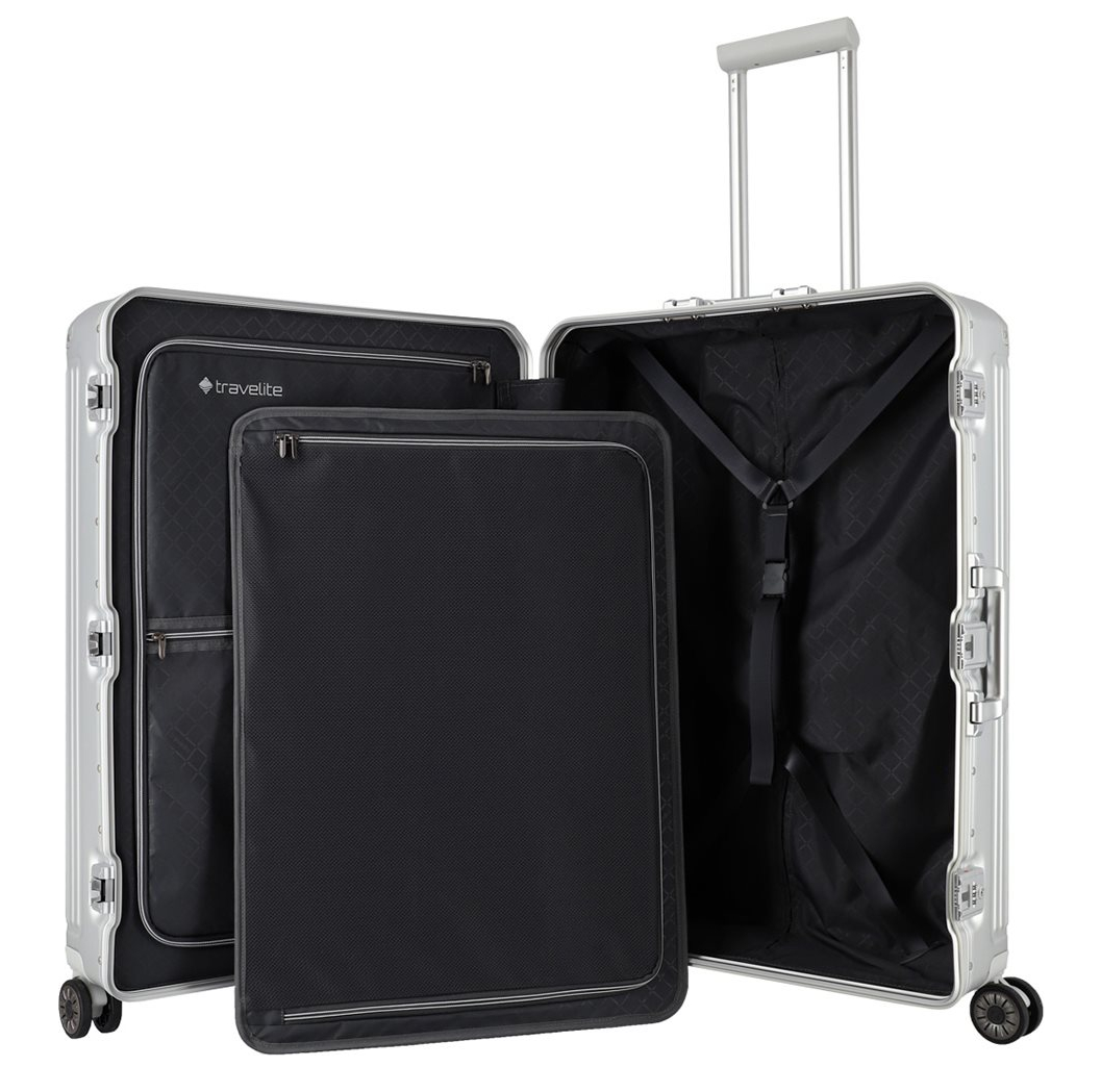 Travelite Next 2.0 Aluminium 4w Trolley L silver