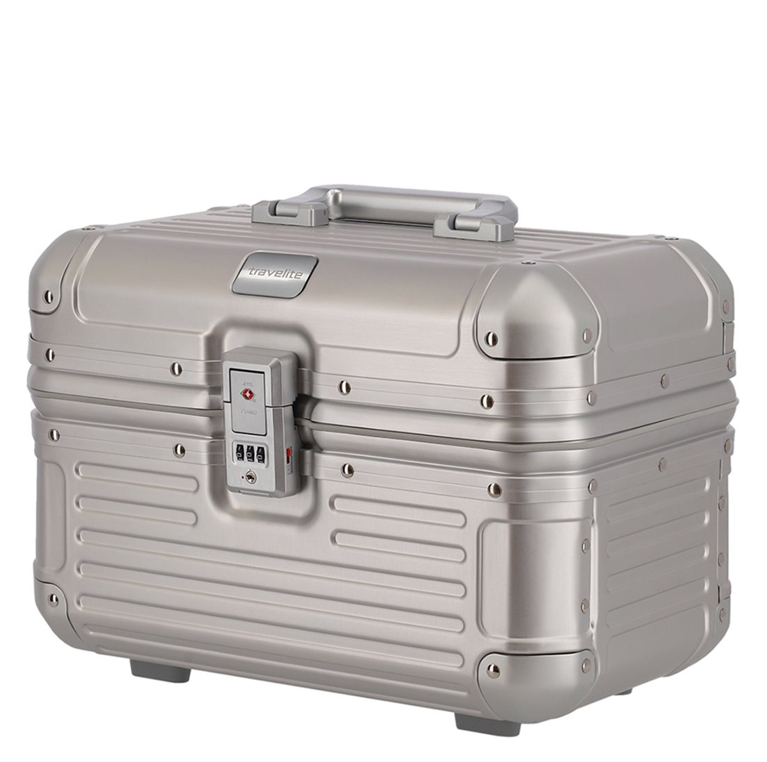 Travelite Next Aluminium Beautycase silver