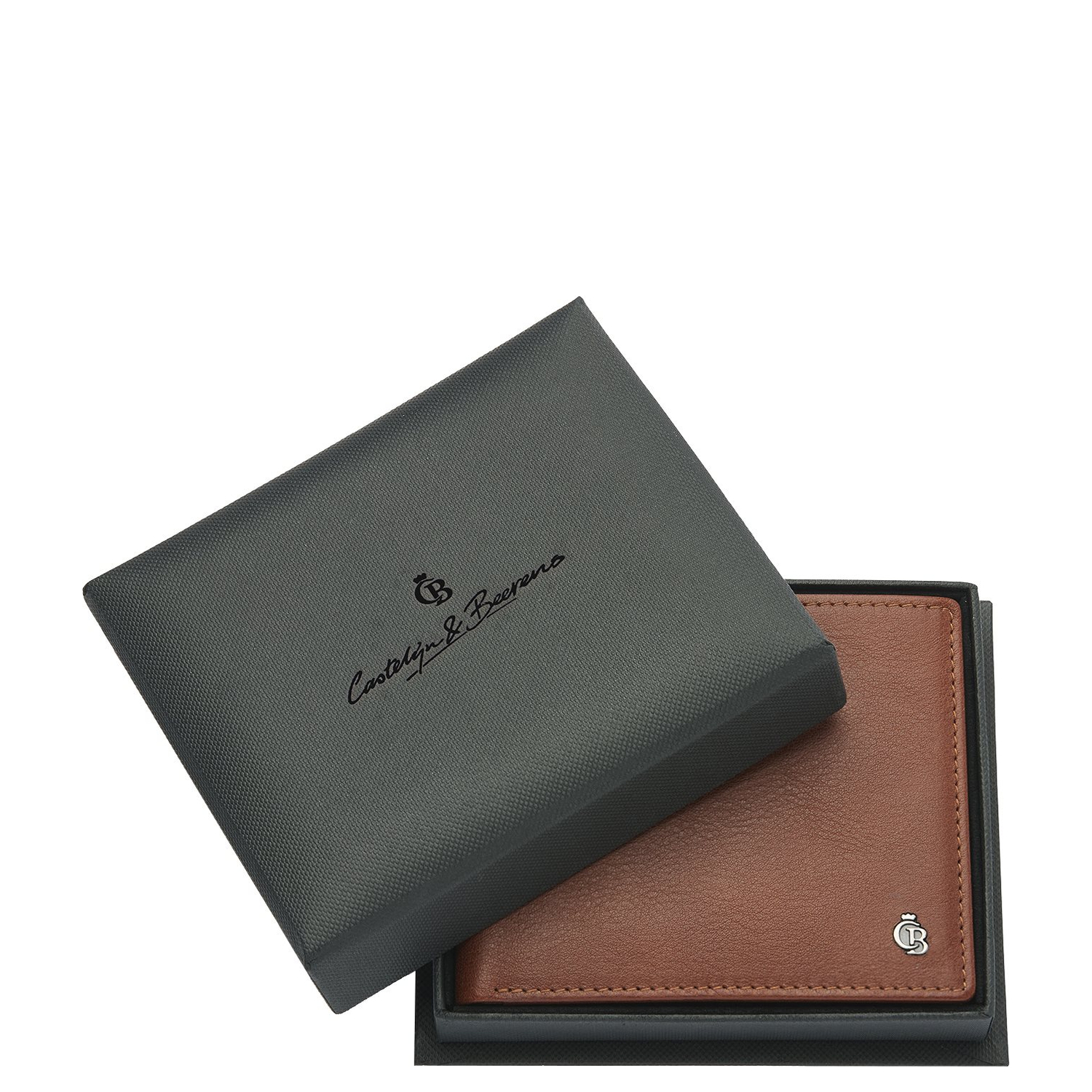 Castelijn & Beerens Giftbox Wallet RFID lichtbruin