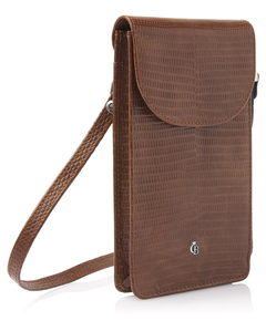 Castelijn & Beerens Giftbox Crossbody Phone Bag cognac