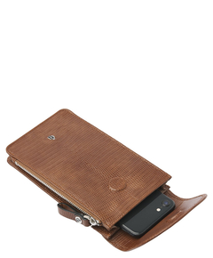 Castelijn & Beerens Giftbox Crossbody Phone Bag cognac