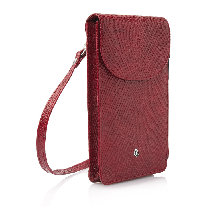 Castelijn & Beerens Giftbox Crossbody Phone Bag rot