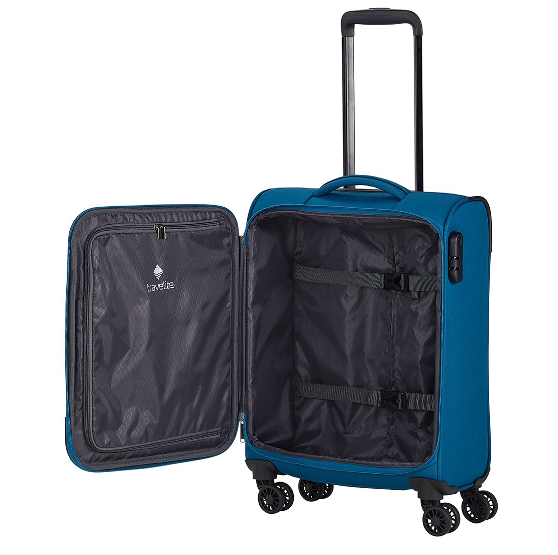 Travelite Chios 4 Wiel Trolley S petrol