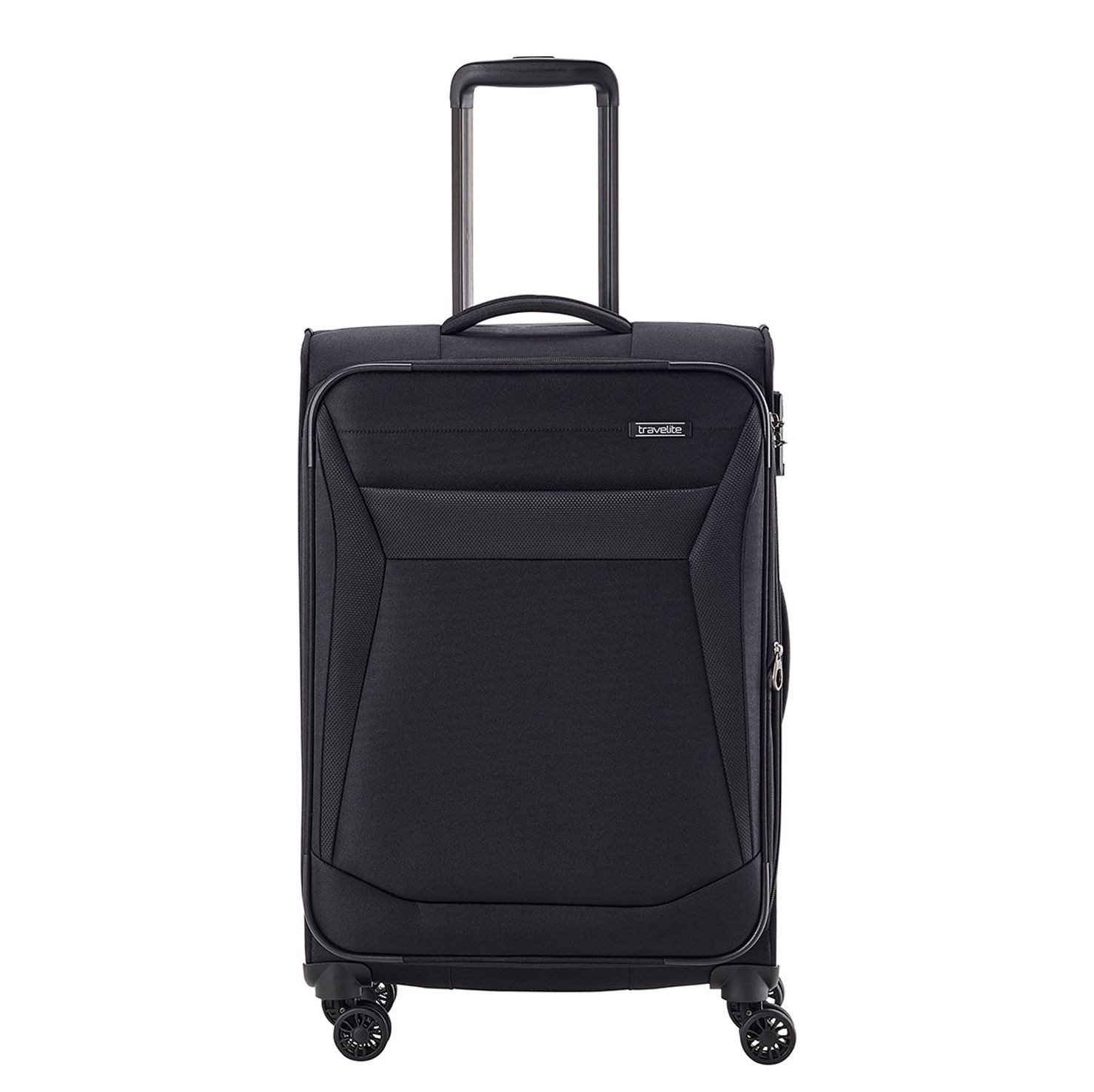 Travelite Chios 4 Wheel Trolley M 67 cm Expandable Black