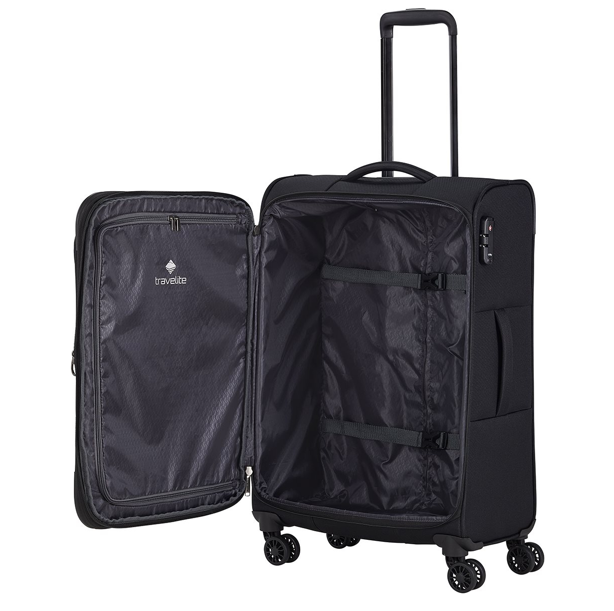 Travelite Chios 4 Wiel Trolley M black