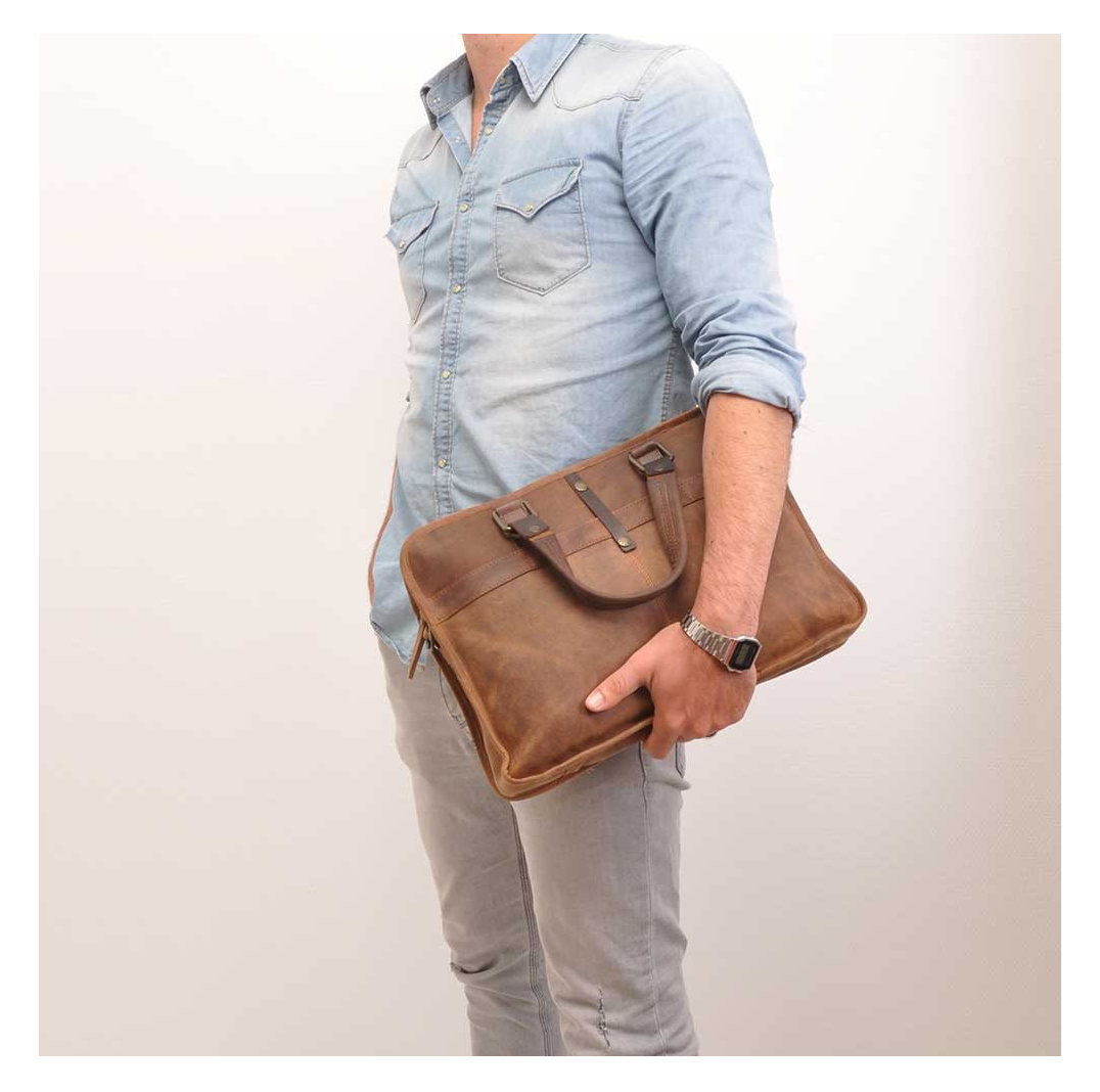 Berba Barbarossa Laptoptas 13" coffee