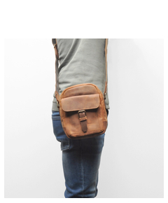 Berba Volte Crossbody coffee