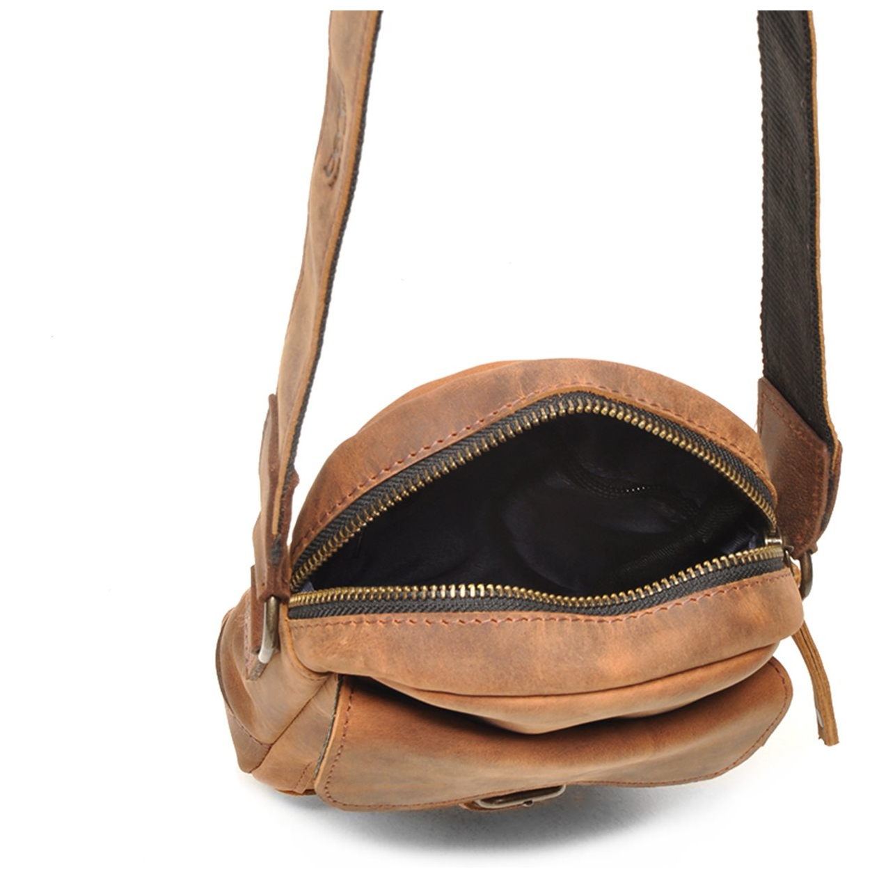 Berba Volte Crossbody coffee