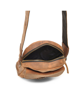 Berba Volte Crossbody coffee