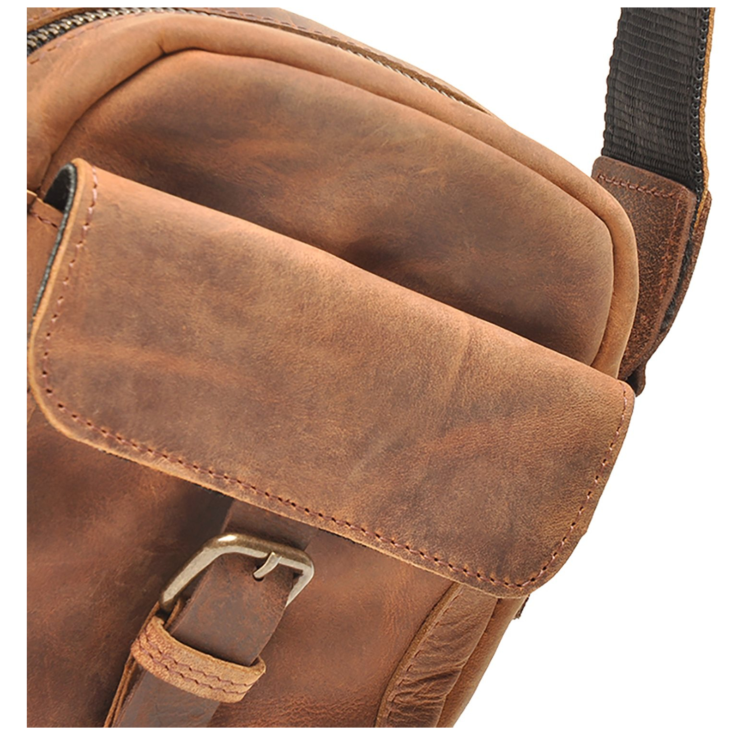 Berba Volte Crossbody coffee
