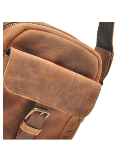 Berba Volte Crossbody coffee