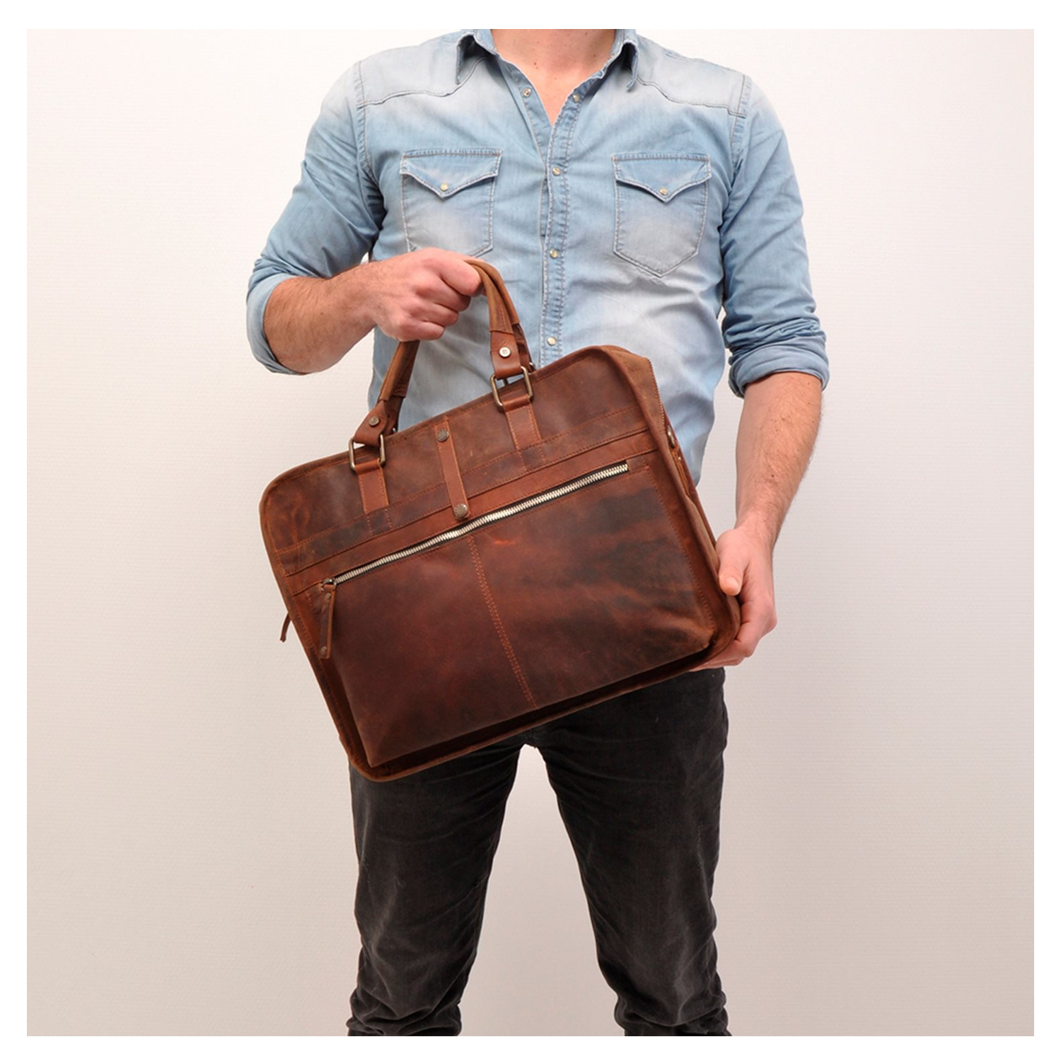 Berba Barbarossa Laptoptas 15" coffee