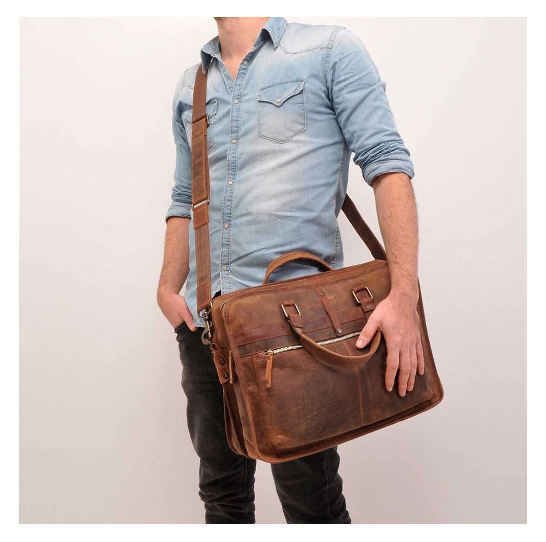Berba Barbarossa Laptoptas 17'' military