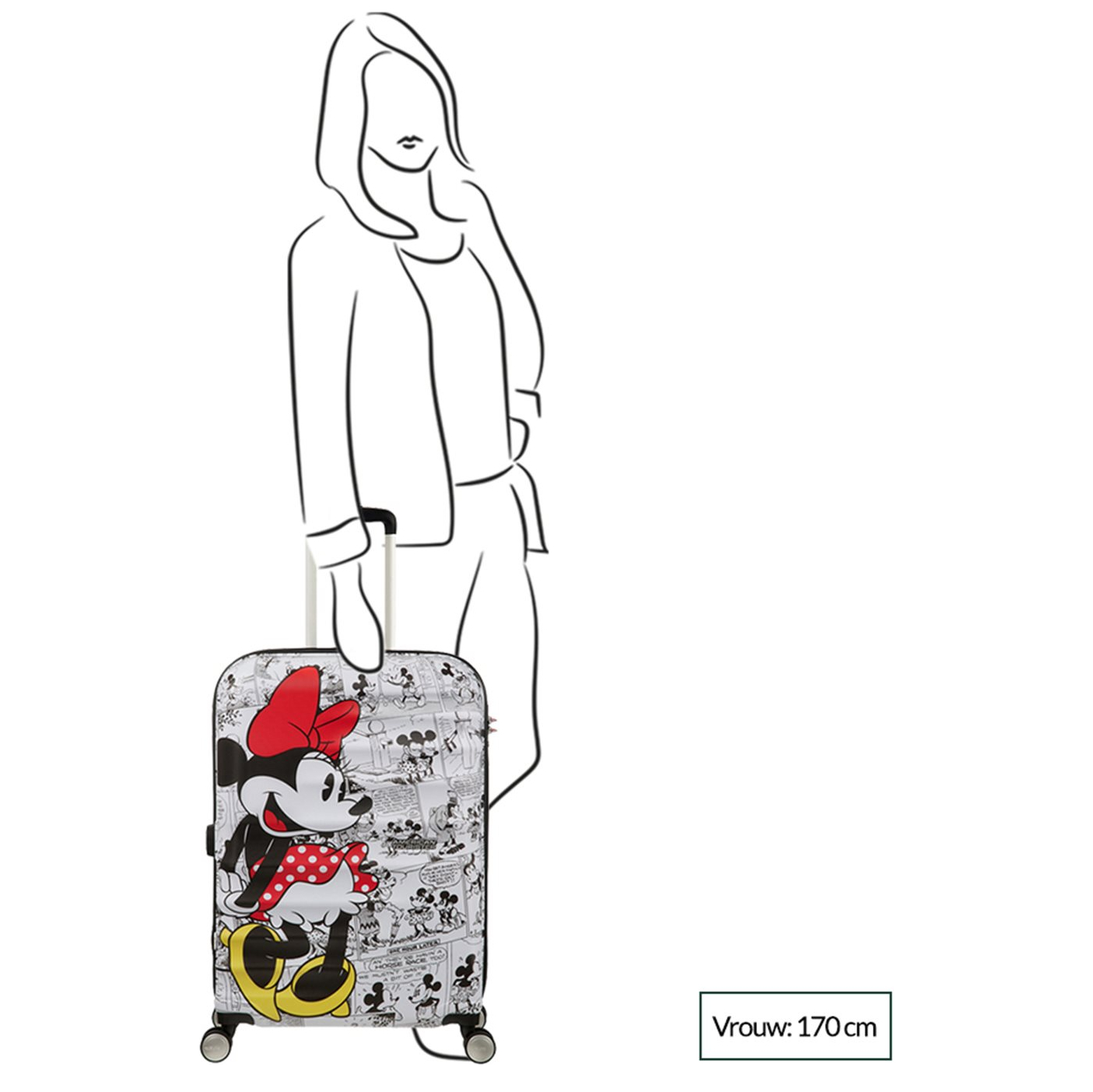 American Tourister Wavebreaker Disney Spinner 67 mickey future pop