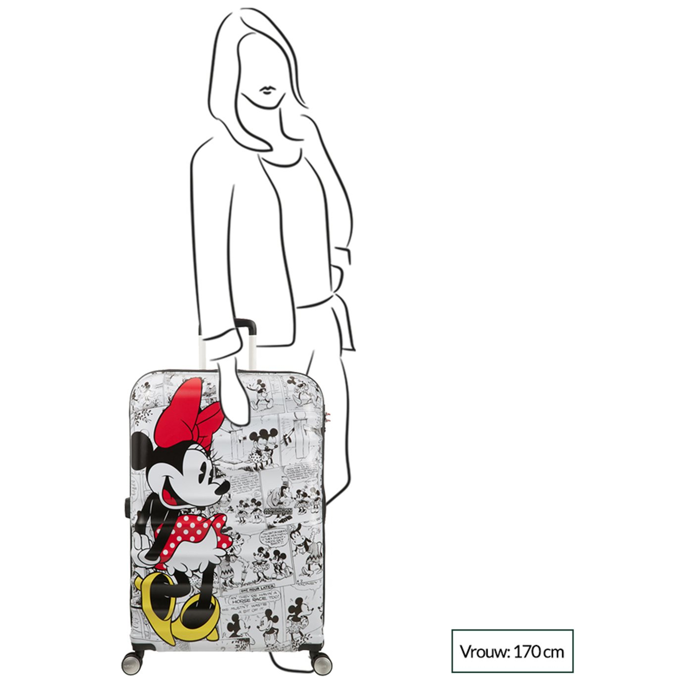 American Tourister Wavebreaker Disney Spinner 77 mickey future pop