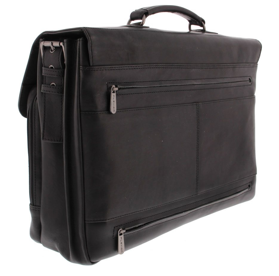 Plevier Navigator Decca Aktetas 2 vaks 17.3" zwart