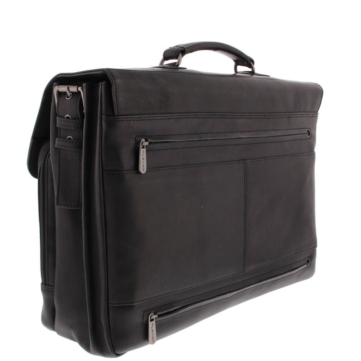 Plevier Navigator Decca Aktetas 2 vaks 17.3" zwart