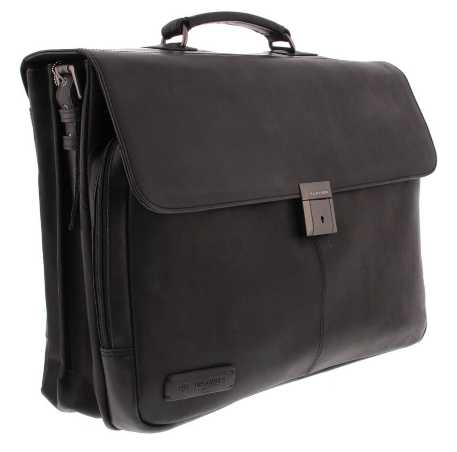 Plevier Navigator Decca Aktetas 2 vaks 17.3" zwart