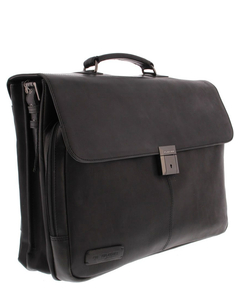 Plevier Navigator Decca Aktetas 2 vaks 17.3" zwart