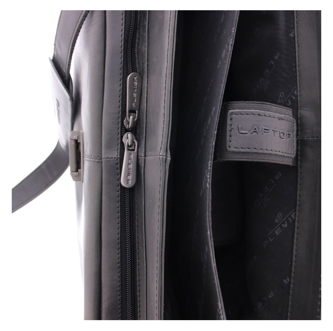 Plevier Navigator Decca Aktetas 2 vaks 17.3" zwart
