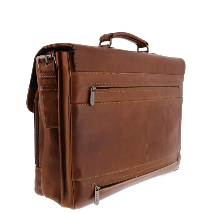 Plevier Navigator Decca Aktetas 2 vaks 17.3" bruin