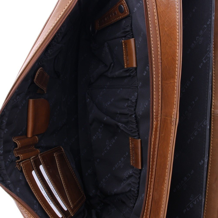 Plevier Navigator Decca Aktetas 2 vaks 17.3" bruin