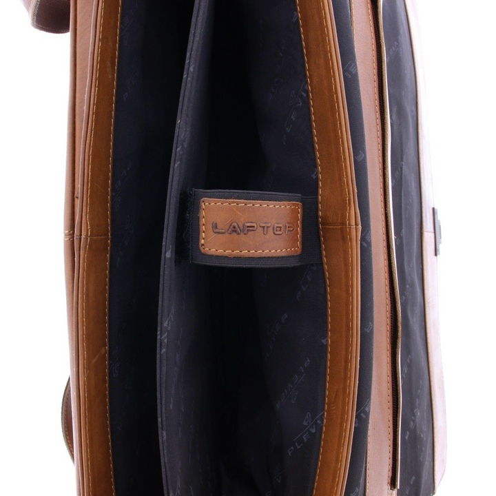 Plevier Navigator Decca Aktetas 2 vaks 17.3" bruin