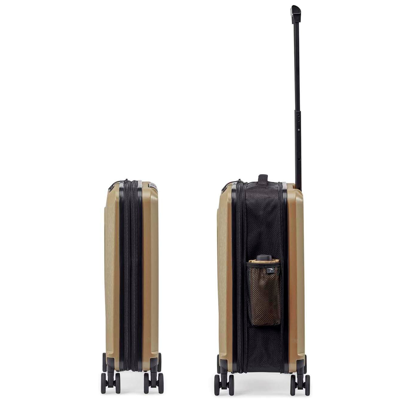 Senz Foldaway Carry On Trolley 55 champagne brown