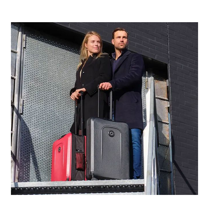 Senz Foldaway Carry On Trolley 55 passion red