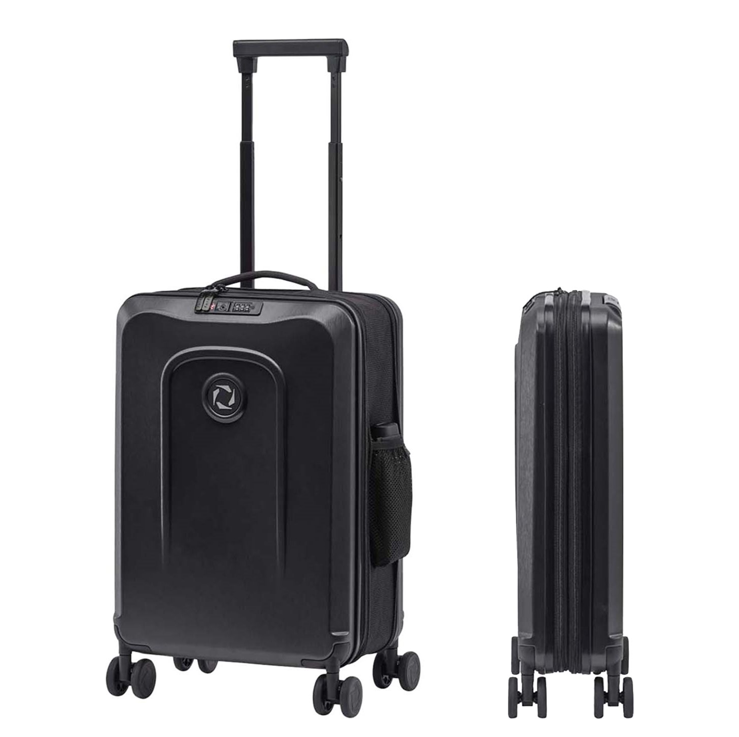 Senz Foldaway Carry On Trolley 55 pure black