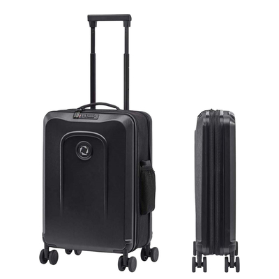 Senz Foldaway Carry On Trolley 55 pure black