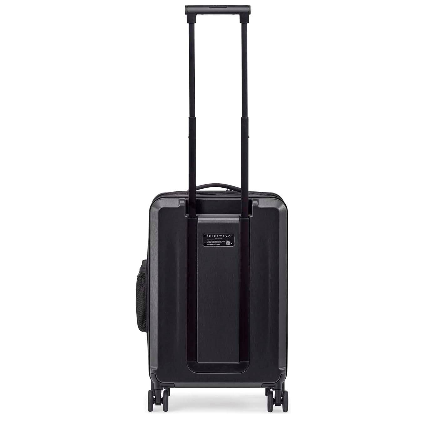 Senz Foldaway Carry On Trolley 55 pure black