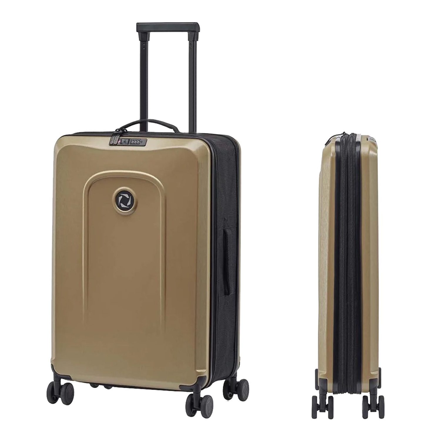 Senz Foldaway Check-In Trolley Medium champagne brown
