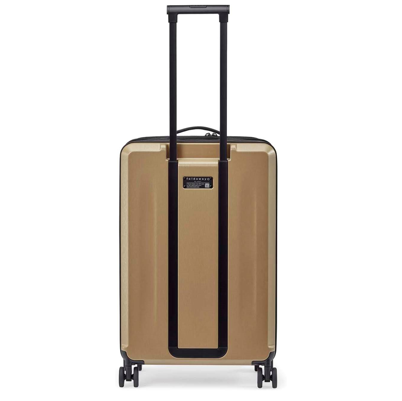 Senz Foldaway Check-In Trolley Medium champagne brown