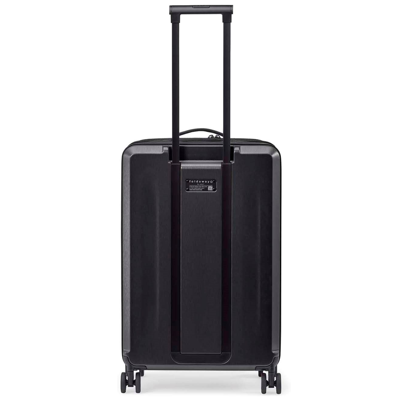 Senz Foldaway Check-In Trolley Medium pure black