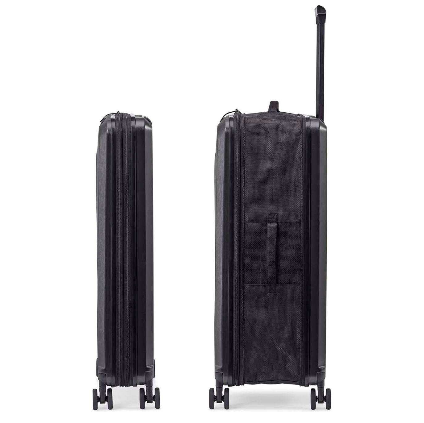 Senz Foldaway Check-In Trolley Large pure black