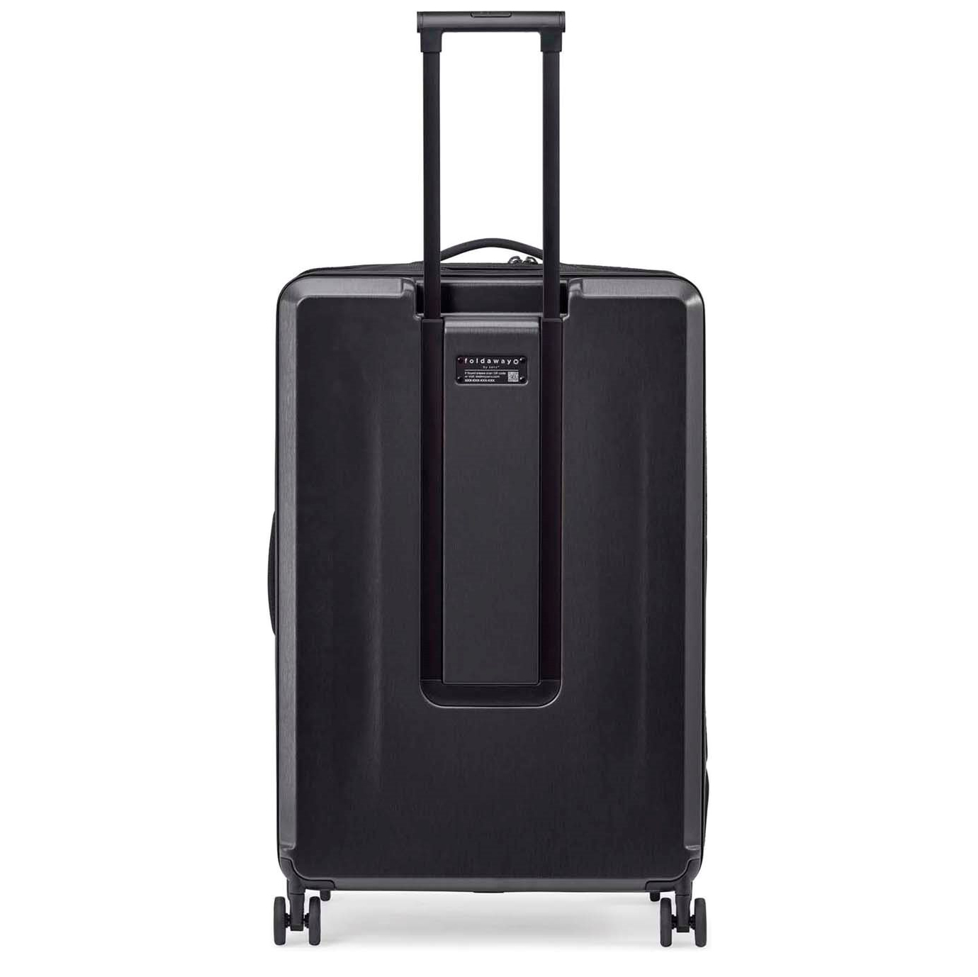 Senz Foldaway Check-In Trolley Large pure black